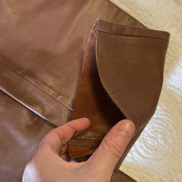 New Frontier leather pants size 4 EUC - Picture 4 of 7